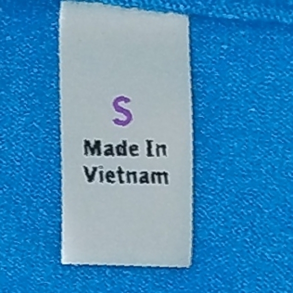 Athleta women's track jacket half way zipper front. Long sleeve teal Size: S - Picture 4 of 7